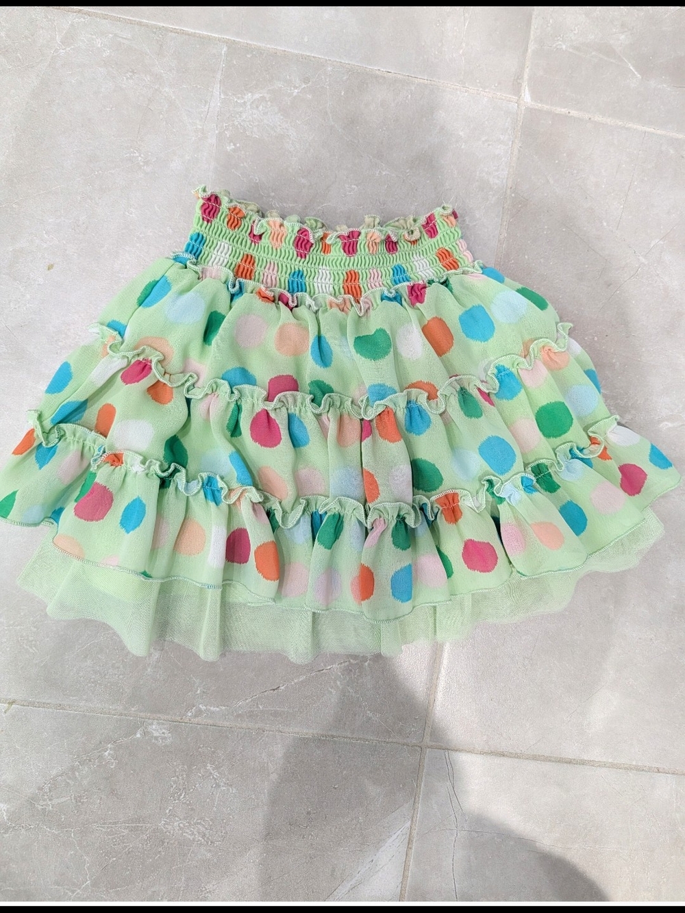 4/$20 The Children’s Place Polka Dot Tiered Tulle Skirt 24 Months